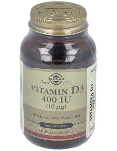 Vitamina D3 400Ui (10Mcg) 100Perlas