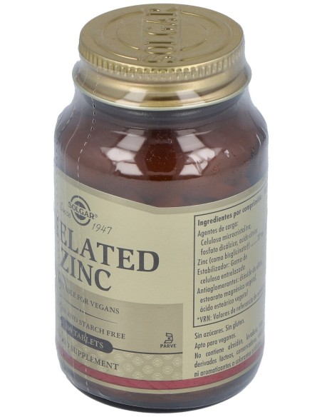 Zinc Quelado 100Comp