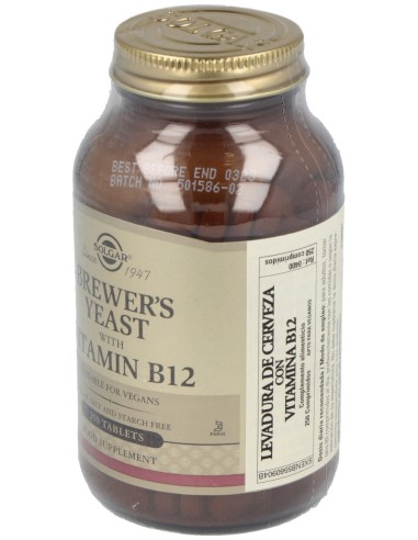 Levadura De Cerveza 500 Mg. 250 Comp.