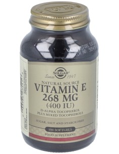 Vitamina E 400Iu (268Mg) 100Cap.Blanda