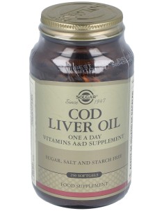 Aceite Higado De Bacalao (Uno Al Dia)250Cap.Blanda