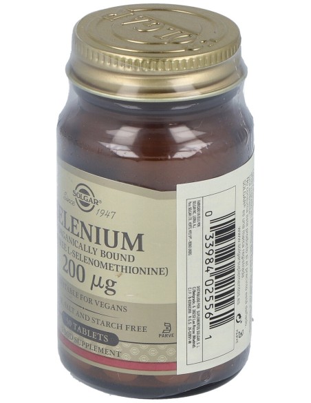 Selenio 200Mcg (Sin Levadura) 50Comp