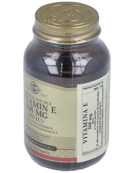 Vitamina E 400Iu (268Mg) 50Cap.Blanda Veg.