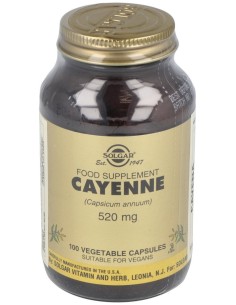 Cayena (Cayenne)(Capsicum Frutesc) 520Mg 100V