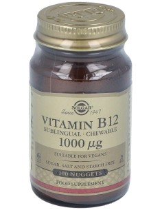 Vitamina B12 Cianocobalamina 1000Mcg. 100Comp.Mast