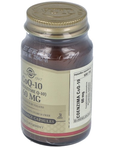Coenzima Q10 60Mg. 30Vegicaps