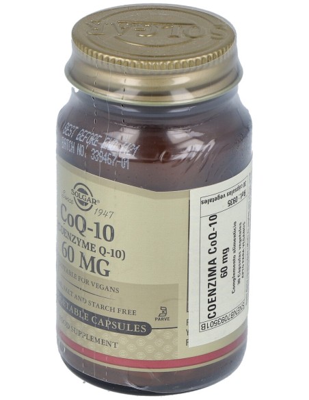 Coenzima Q10 60Mg. 30Vegicaps