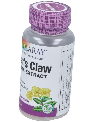 Solaray Uña Gato Cáps 200Mg