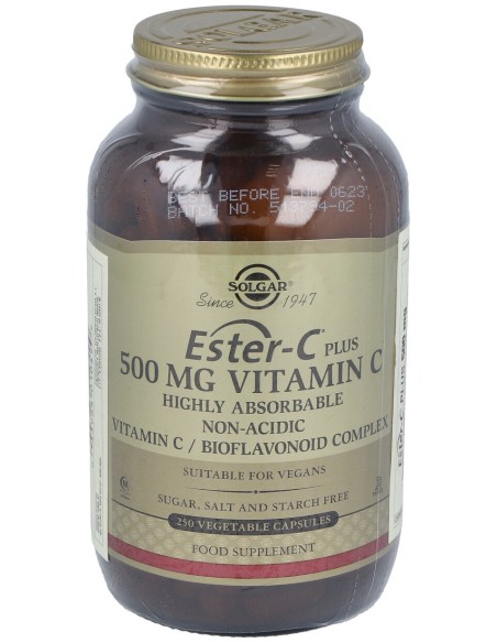 Ester C Plus 500Mg. 250Vegicaps