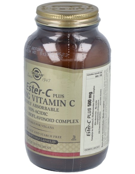 Ester C Plus 500Mg. 250Vegicaps