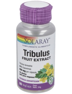Solaray Tribulus 450Mg 60Cáps
