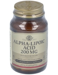 Acido Alfa Lipoico 200Mg. 50Vegicaps