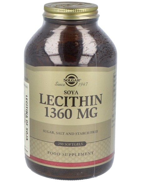Lecitina De Soja 1360Mg. 250Perlas