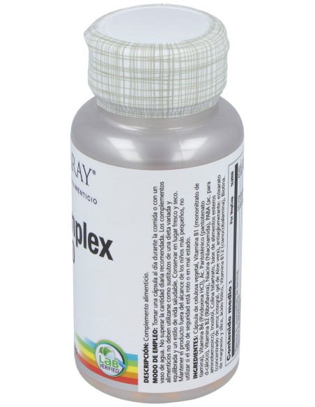 Solaray B Complex 50 50Cáps