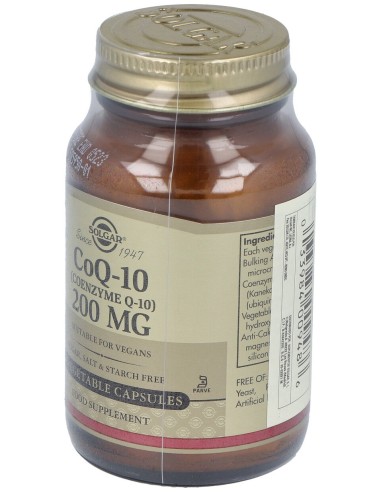 Coenzima Q10 200Mg. 30Vegicaps