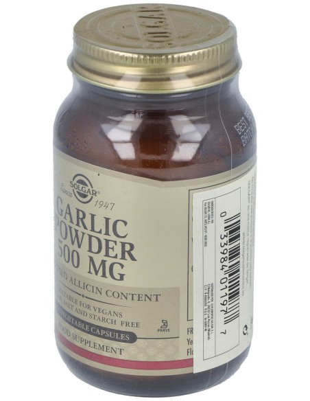Ajo En Polvo 500Mg. 90Vegic