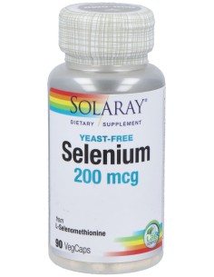Solaray Selenio 200Mcg Sin Levaduras 90Cáps