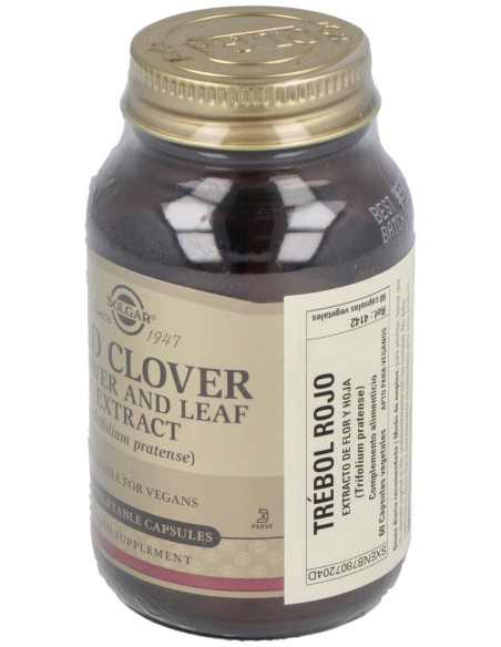 Trebol Rojo-Flor Y Hoja-(Red Clover) 60Vegicaps