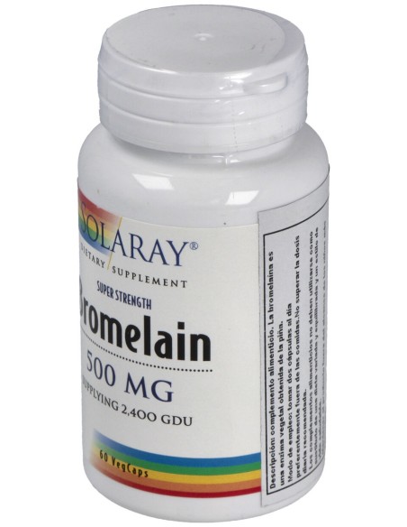 Solaray Bromelain 60Cáps
