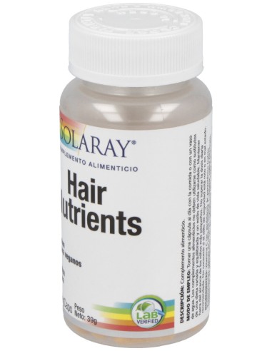 Solaray Hair Nutrients 60Cáps