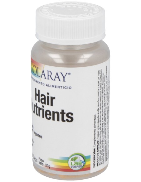 Solaray Hair Nutrients 60Cáps
