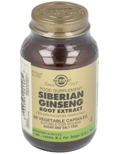 Ginseng Siberiano-Raiz-(Eleutherococcus 60Veg.