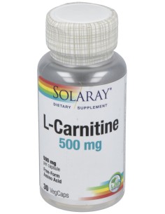 Solaray L-Carnitine 500Mg 30Cáps