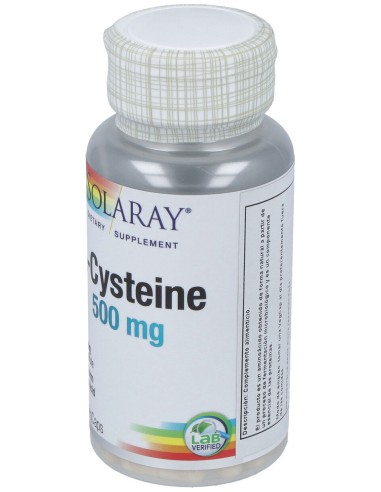 Solaray L-Cysteine 500Mg 30Cáps
