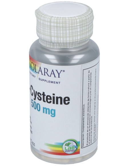 Solaray L-Cysteine 500Mg 30Cáps