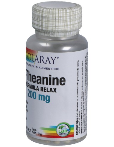 L-Teanina (Theanine) 200Mg. 45Cap.