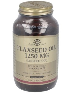 Aceite De Linaza 1.250Mg. 100Perlas