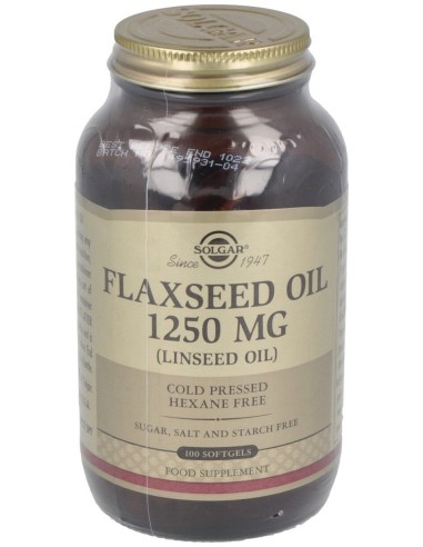 Aceite De Linaza 1.250Mg. 100Perlas
