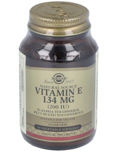 Vitamina E 200Ui (134Mg) 50Cap.Blanda Veg.