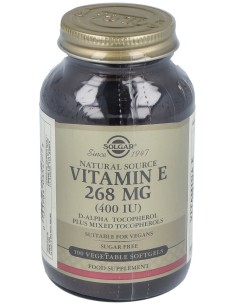 Vitamina E 400Ui (268Mg) 100Cap.Blanda Veg.