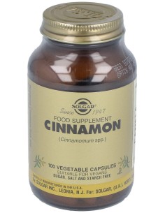 Canela China (Cinnamomum Cassia) 100Cap.Veg.
