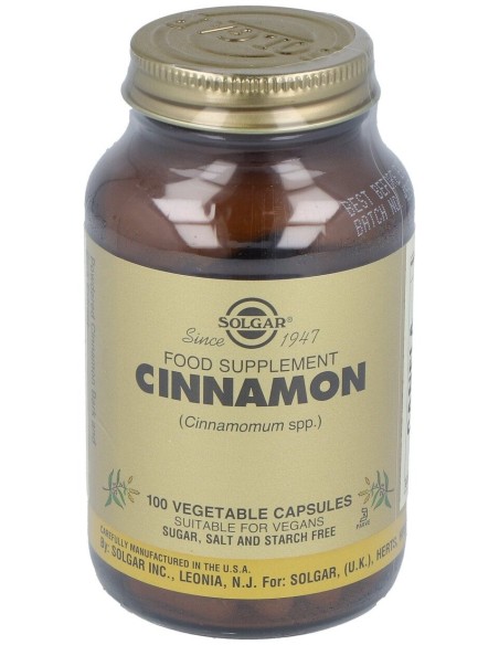 Canela China (Cinnamomum Cassia) 100Cap.Veg.