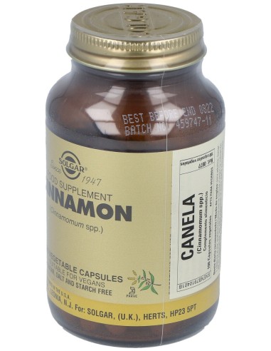 Canela China (Cinnamomum Cassia) 100Cap.Veg.