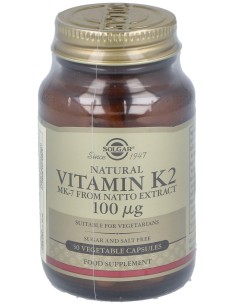 Vitamina K2 100Mcg.(Menaquinona-7) 50Cap.Veg