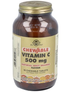 Vitamina C 500Mg. Naranja 90Comp.Masticables