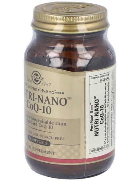 Solgar Nutri-Nano Coenzima Q10 50Cáps