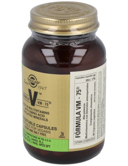 Formula Vm 75 (Dos Al Dia) 60Cap.Veg.