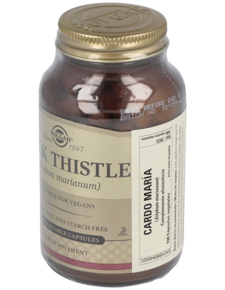 Cardo Mariano (Sylibum Marianum) 100Cap.Veg.
