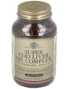 Super Cod Liver Oil Complex 60Cap.