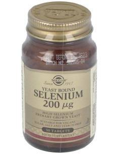 Selenio En Levadura 200Mcg.50Comp.