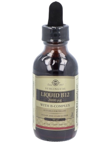 Vitamina B-12 Liquida Con B-Complex 59Ml.