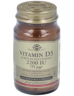 Vitamina D3 2200Ui (55Mcg) 50Cap.Veg.