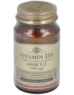 Vitamina D3 4000Ui (100Mcg) 60Cap.Veg.