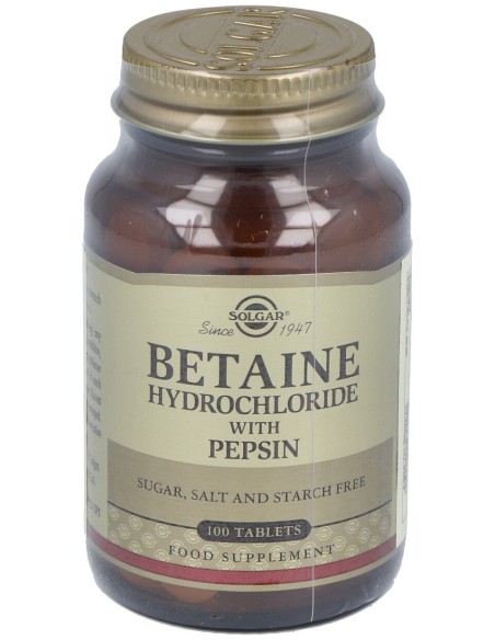 Betaina Clorhidrato Con Pepsina 100Comp.