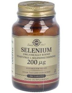 Selenio 200Mcg (Sin Levadura) 100Comp