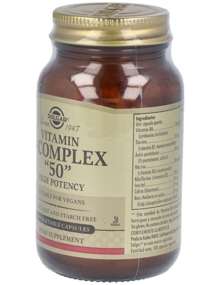 B-Complex 50 100Cap.Veg.